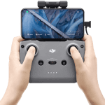 DJI Mini 2 controller en smartphone