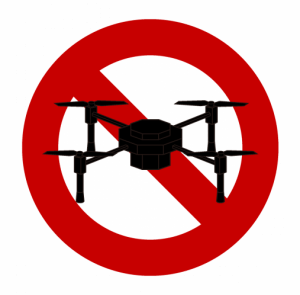 Drones niet toegelaten