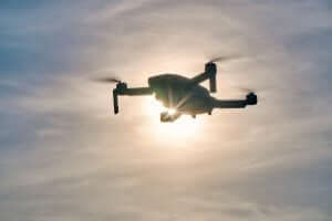 Drone voor de zon