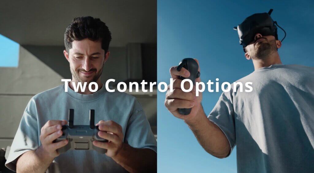DJI Avata 360 - 2 manieren om te besturen